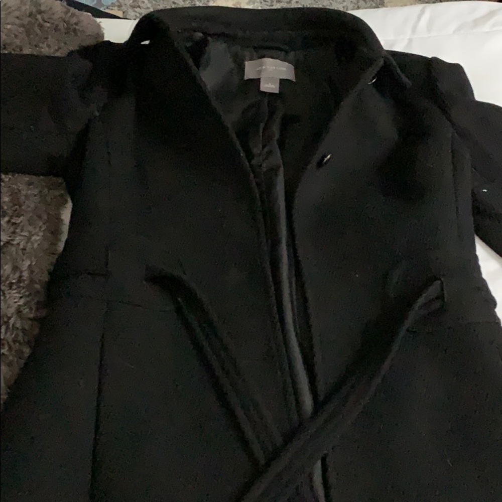 Ann Taylor Black Wool Coat